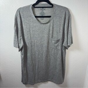 Tommy John Second Skin Crew Neck Tee in Heather Grey Unisex Size XL